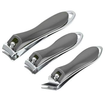 Nail Clipper and File - Classic Stainless Steel Nail Cutter with