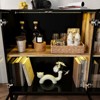 Famapy Modern Glass Display Cabinet with RGB LED Lights,Curio Cabinet,Sideboard Buffet Cabinet,for Living Room & Collection Room - 4 of 4