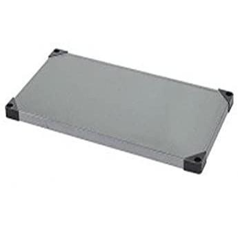 Quantum Storage Systems Shelf, Solid, 42"W X 24"D, 300 - 600 Lb. Capacity, Double Hemmed Perimeter With Marine Edge, 18 Gauge, Galvanized Steel, Nsf
