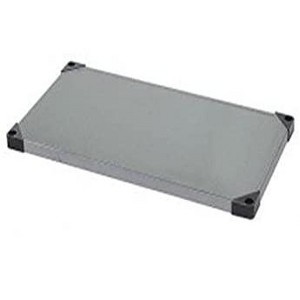 Quantum Storage Systems Shelf, Solid, 42"W X 24"D, 300 - 600 Lb. Capacity, Double Hemmed Perimeter With Marine Edge, 18 Gauge, Galvanized Steel, Nsf - 1 of 1