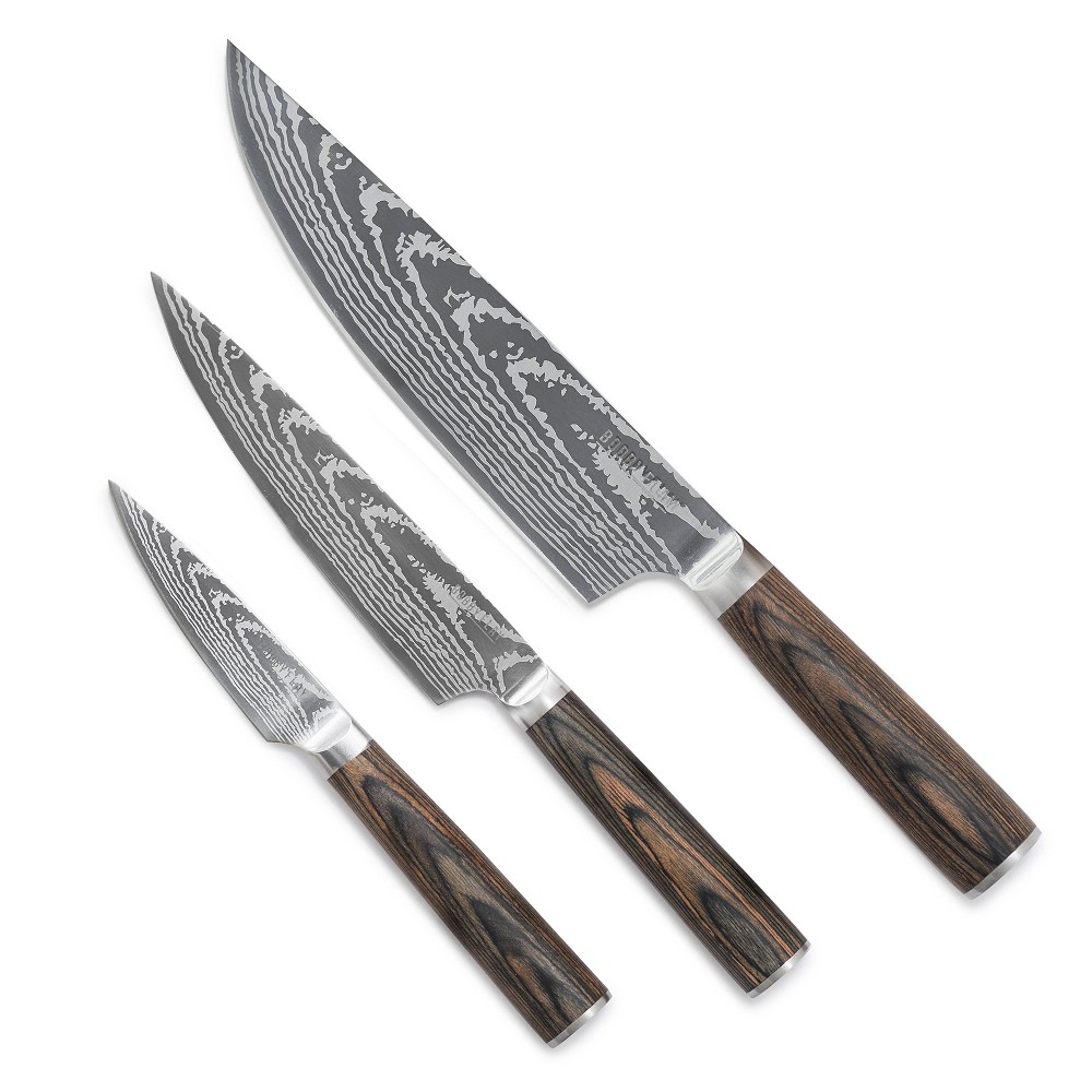 Photos - Bakeware Bobby Flay Cutlery 3pc Knife Set