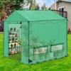 EAGLE PEAK 6x6 FT Portable Walk-in Greenhouse, Pop up Outdoor Green House with Power Access Openings - 2 of 4