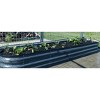 Vego Garden 9-in-1 Modular Rectangular Metal Outdoor Raised Garden Bed Olive Green 42"x78"x11" - 2 of 4