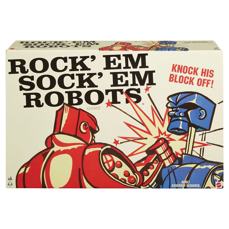 Rock 'Em Sock 'Em Robots Board Game, 1 of 9