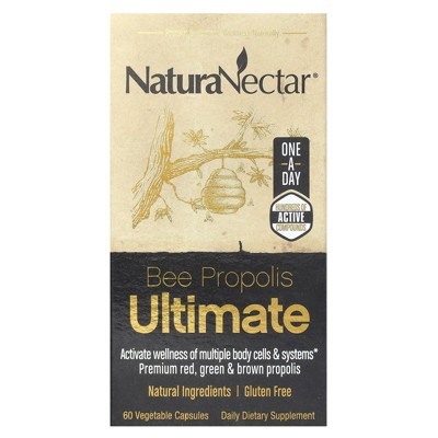 NaturaNectar Bee Propolis Ultimate, 60 Vegetable Capsules
