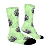 Leaves Gorillas Women Printed Crew Socks Funny Funky Socks Soft Polyester Novelty Gifts for Artists Men - 3 of 4