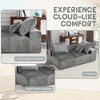 67.7'' Chenille 2-Seater Modular Sofa with Lounging Design and No-Installation Setup - 3 of 4