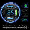 Itopfox 66W Super Fast Car Charger with USB PD&QC 3.0, Voltmeter & LED Lights, Universal Quick Charge for 12-24V Cigarette Lighter, iPhone, iPad, S22 - 4 of 4