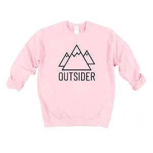 Simply Sage Market Women's Graphic Sweatshirt Outsider Mountains - 1 of 3