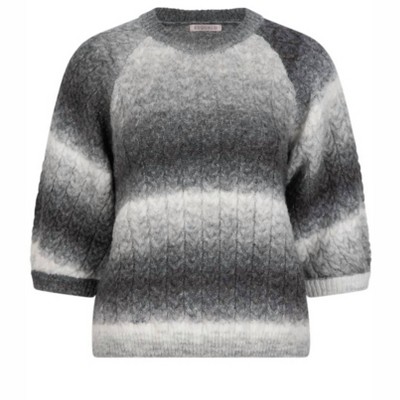 Women's Gradient Cable Knit Sweater - ESQUALO