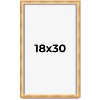 PosterPalooza | Minimalist Shadow Box Brown Picture Frame - UV Acrylic, Backing, Hanging Hardware - 2 of 4