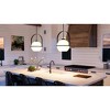 Urban Ambiance Luxury Mid-Century Modern Pendant 12.375''H x 9.375''W,  Midnight Black Finish,  Albuquerque Collection, UHP4344 - 2 of 4