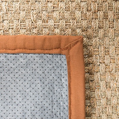 Natural Brown Hand-Knotted Cotton Area Rug 8' x 10'