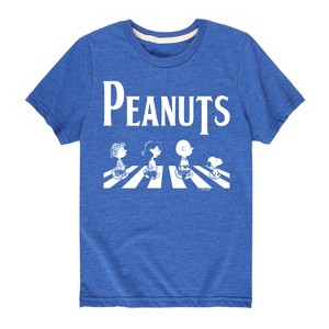 Boys' - Peanuts - Peanuts Crossing Road Short Sleeve Graphic T-Shirt - 1 of 4