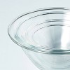 4pc Glass Mixing Bowl Set Clear - Hearth & Hand™ With Magnolia : Target