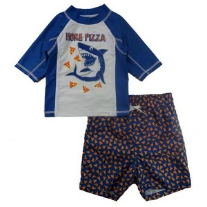 P.S. from Aeropostale Little Boy's 2-Piece Rashguard Swim Sets - 1 of 3