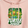 Women's - Teenage Mutant Ninja Turtles - Turtle Power Cropped Graphic Hoodie - 2 of 3