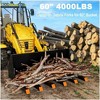 Acekool Clamp-On Debris Forks for 60" Tractor Bucket, 4000 lbs Capacity, Quick Attach Pallet Fork, 6 Tines for Loader, Skid Steer, Farm - 2 of 4