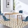 Washable Rug Neutral Bedroom Rug Geometric Trellis Rugs for Living Room Classroom Office Stain Resistant Farmhouse Floor Cover - 4 of 4