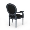 Set of 4 Judith French Country Wood Upholstered Dining Chairs - Christopher Knight Home - 4 of 4