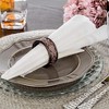 Creative Scents Dublin Napkin Rings Set of 6 - Brown - 2 of 4