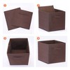 REGALWOVEN Collapsible Fabric Storage Bin with Handle for Organizing Clothes Books - 3 of 4