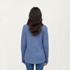 Anna-Kaci Women's Long Sleeve Ribbed Knit Top with Button Front Detail and Curved Hem - 2 of 4
