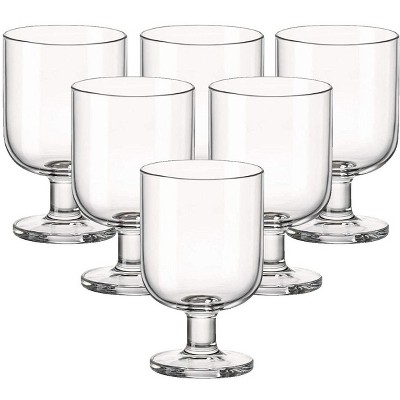 Bormioli Rocco Hosteria Small Stackable Wineglasses, 6-Piece, 5.5 oz.