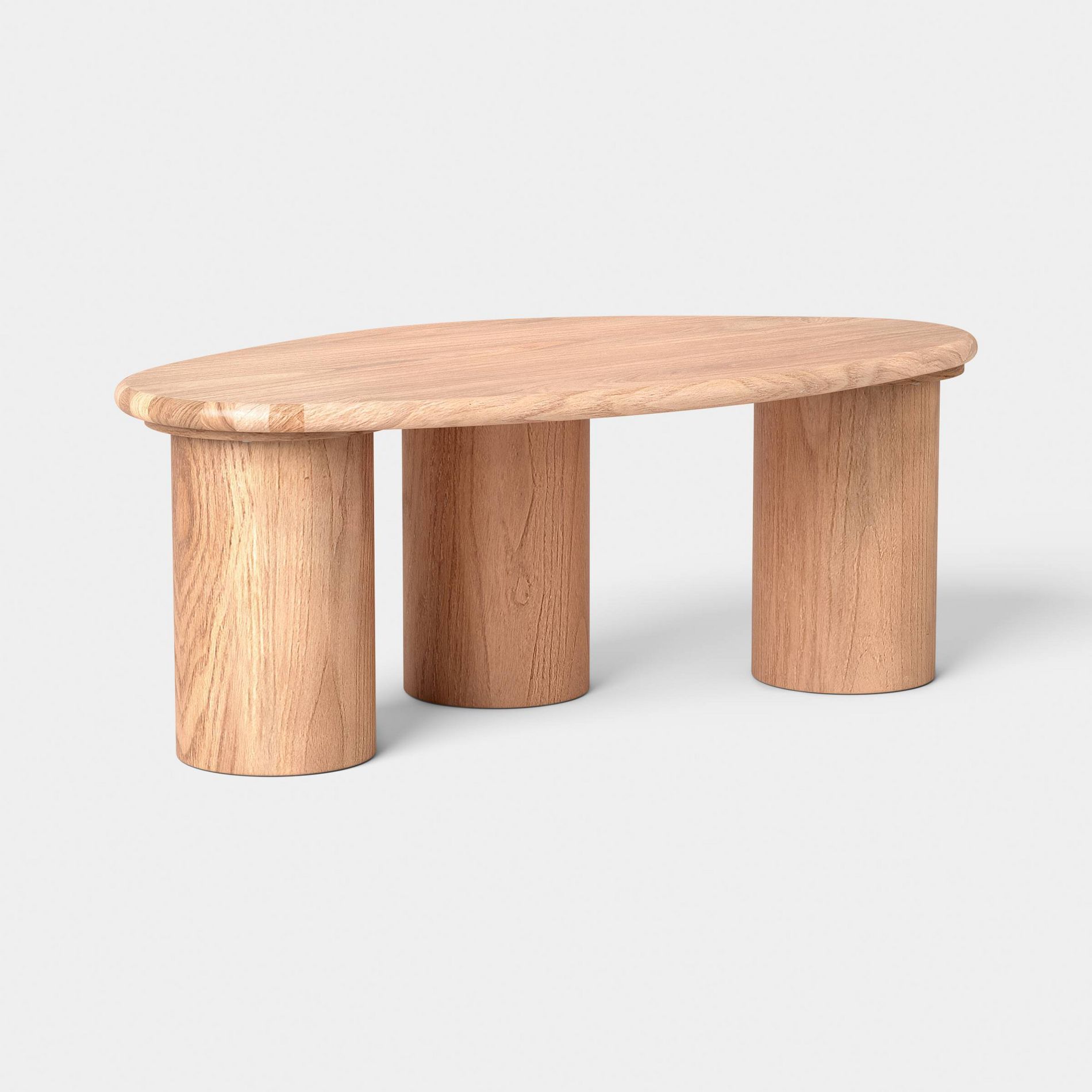 15.98" Organic Coffee Table Natural Wood - Threshold™