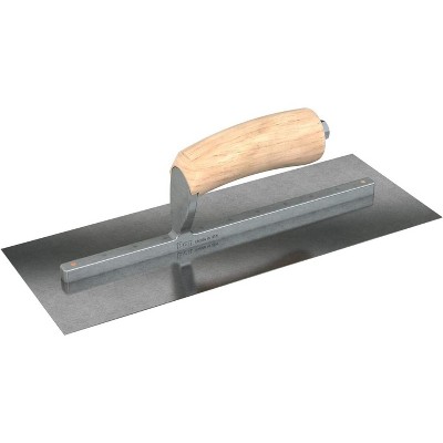 Bon Tool 66-226 Finish Trowel - Square - Car Steel - 13 X 5 - Wood