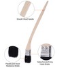 Unique Bargains Bristle Wall Treatment Tool Paint Brush with Long Wood Handle 4 Pcs - 4 of 4