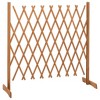 vidaXL Garden Trellis Fence Orange 70.9Inchx39.4Inch Solid Firwood - 2 of 4