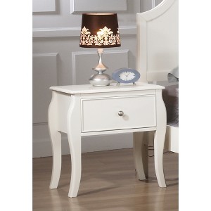 Sophie 1 Drawer Nightstand White - Private Reserve