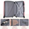 Belatt 3‑Piece PC+ABS Hard Shell Spinner Luggage Set 20/24/28 in, Lightweight Carry‑On & Checked Suitcase w/ TSA Lock, 360° Dual Wheels - 3 of 4