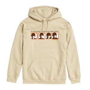 Men's - The Beatles - Hard Days Night Vintage-Men's Pullover Fleece Hoodie Graphic Fleece Pullover Hoodie - 1 of 4