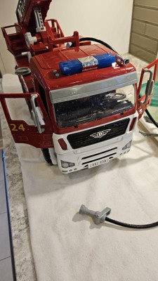 Driven fire truck target on sale