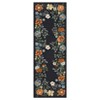 Washable Floral Area Rug Living Room Rug, Foldable Soft Indoor Carpet for Bedroom, Office & Dinning Room - 3 of 4
