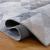Modern Geometric Area Rug Non-Slip Stain-Resistant Accent Area Rugs - 3 of 4