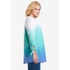Woman Within Plus Size French Terry Tie-Sleeve Sweatshirt - 4 of 4