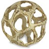 Cheung's Oleta Cast Iron Abstract Natural Gold Orb - Large - 2 of 3