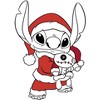 Boy's Lilo & Stitch Scrump and Santa T-Shirt - 2 of 4