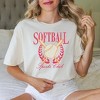 Simply Sage Market Women's Softball Sports Club Short Sleeve Garment Dyed Tee - 2 of 3