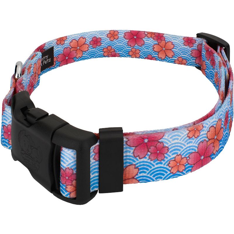 Country Brook Petz® Deluxe Pink April Blossoms Dog Collar - Made in The U.S.A., 3 of 6