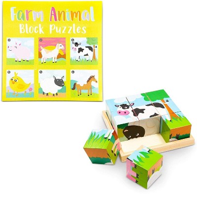 wooden block puzzles for toddlers