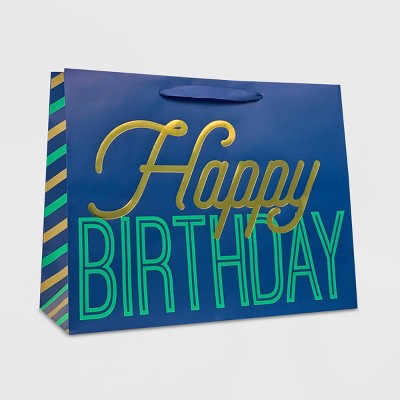 Small "Happy Birthday" Bag Navy - Spritz™