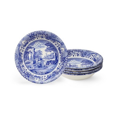 Spode Blue Italian Ascot Cereal Bowl - Set of 4