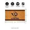 Evergreen Ottawa Senators Logo Natural Coir 28 x 16 Inches Indoor Outdoor Doormat - 2 of 4