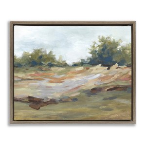 Stupell Industries Still Autumn Brushed Landscape Floating Frame Canvas Art - 1 of 4