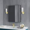 Livex Lighting Aero 1 - Light Sconce in  Satin Brass - 2 of 4
