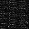 Household Essentials Handwoven Paper Rope Tray with Scalloped Edge Black: Decorative Use Only, 13.77" x 9.84" - 3 of 4